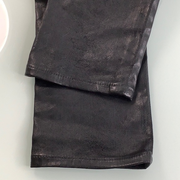 AG Adriano Goldschmied The Legging Super Skinny distressed Vegan Leather SZ 26 R - Picture 14 of 16
